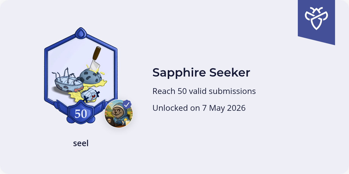 Global Top 100 Hacker Badge